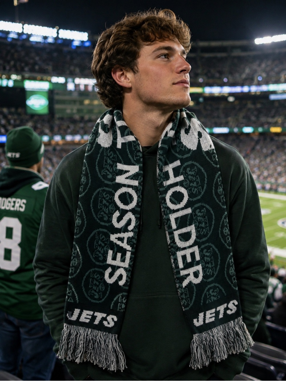 Jets season ticket holder scarf NWOT